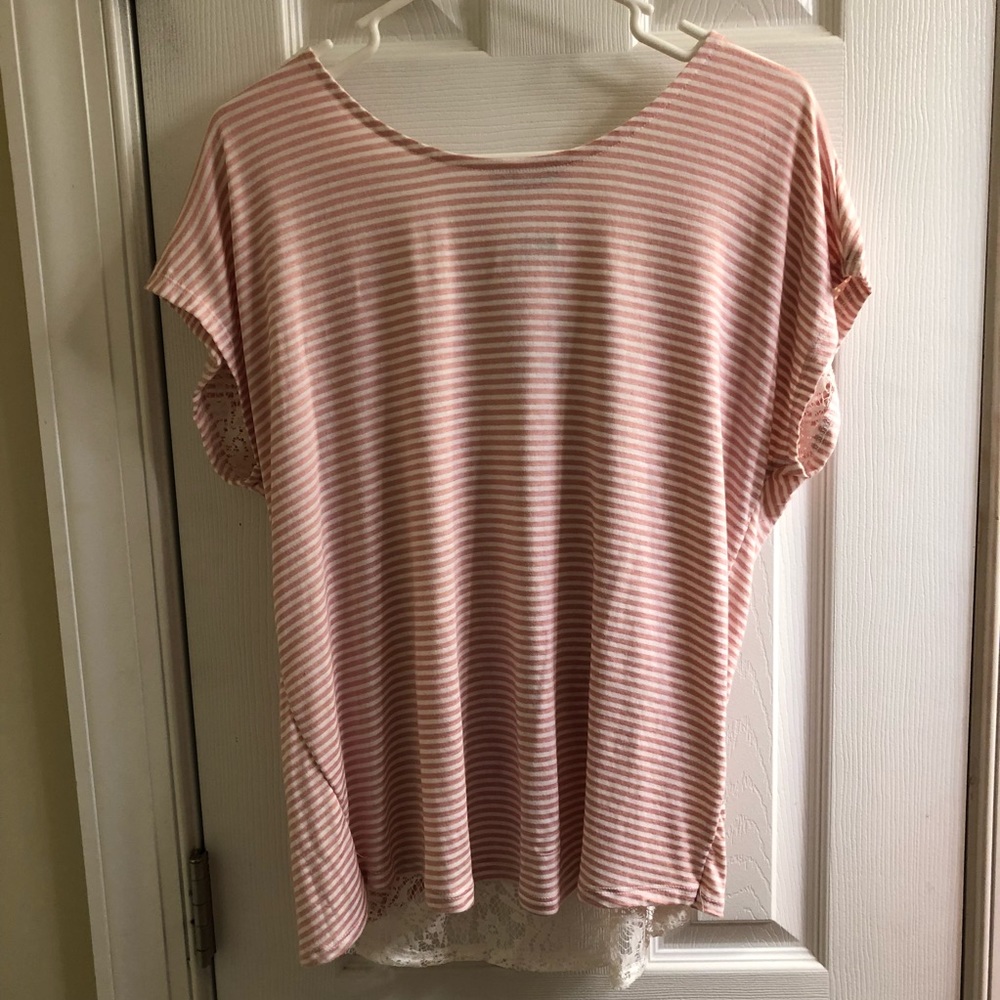 Azaroa Lace Back Knit Top